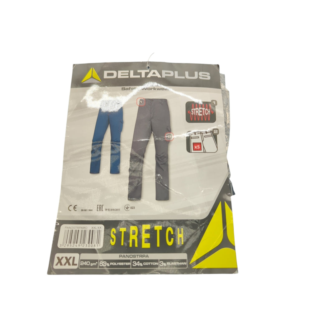 Delta Plus X Herren-Arbeitshose Bundhose Gr. XXL Marineblau/Orange