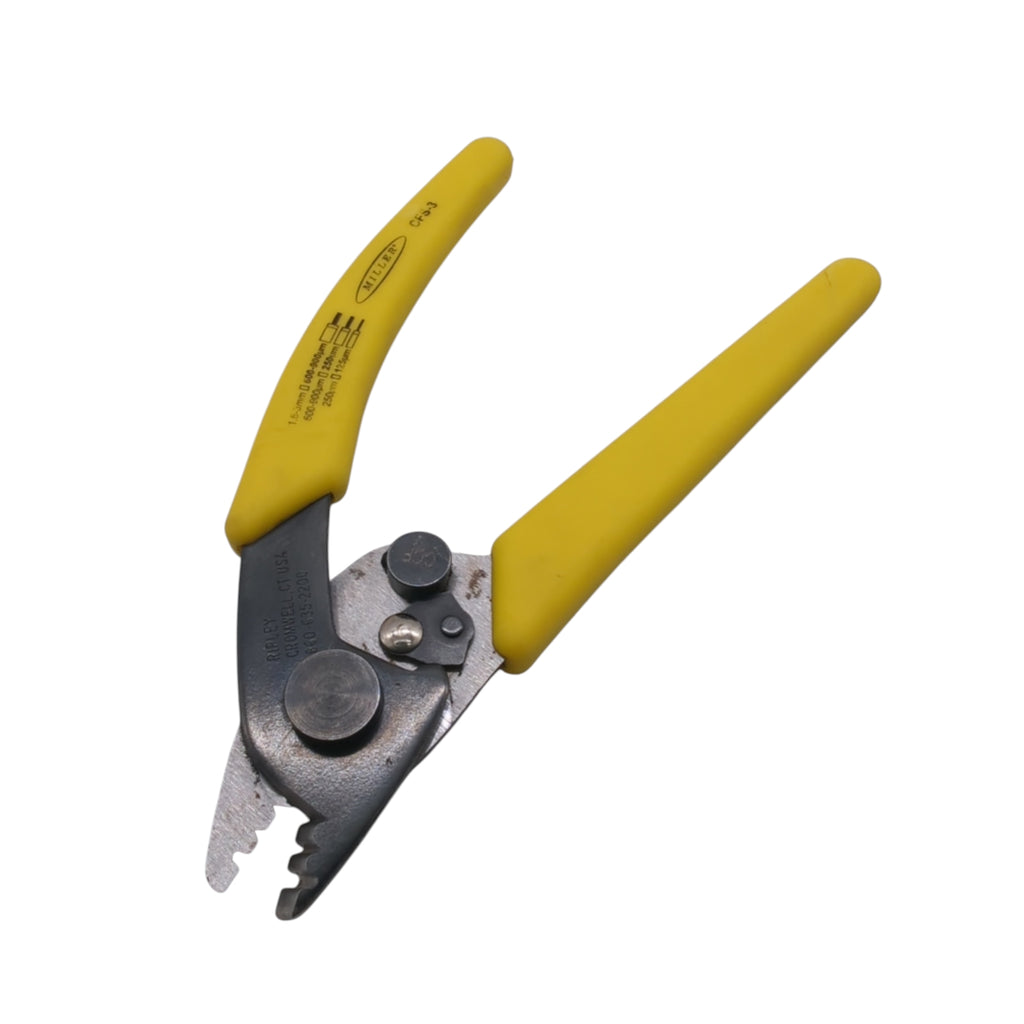 Miller CFS-3 Three-Hole Fiber Optic Stripper Cable Splicing Tool Electrician