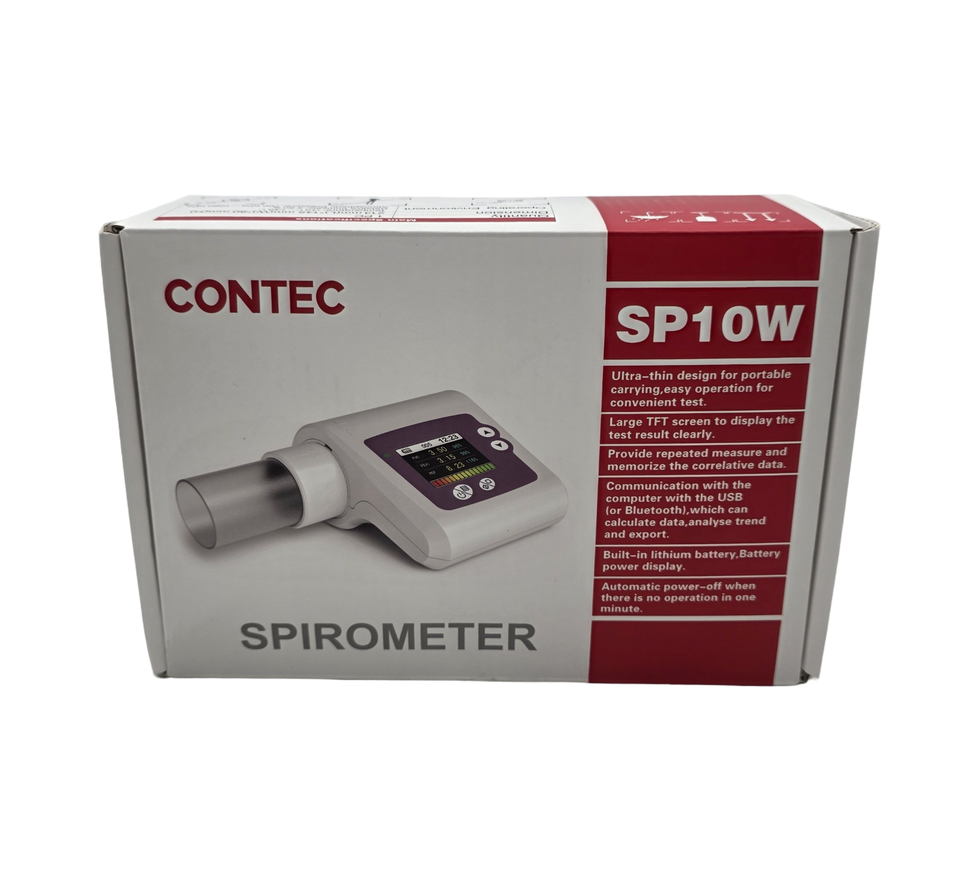 Gima 33535 Taschenspirometer SP-10 mit Bluetooth
