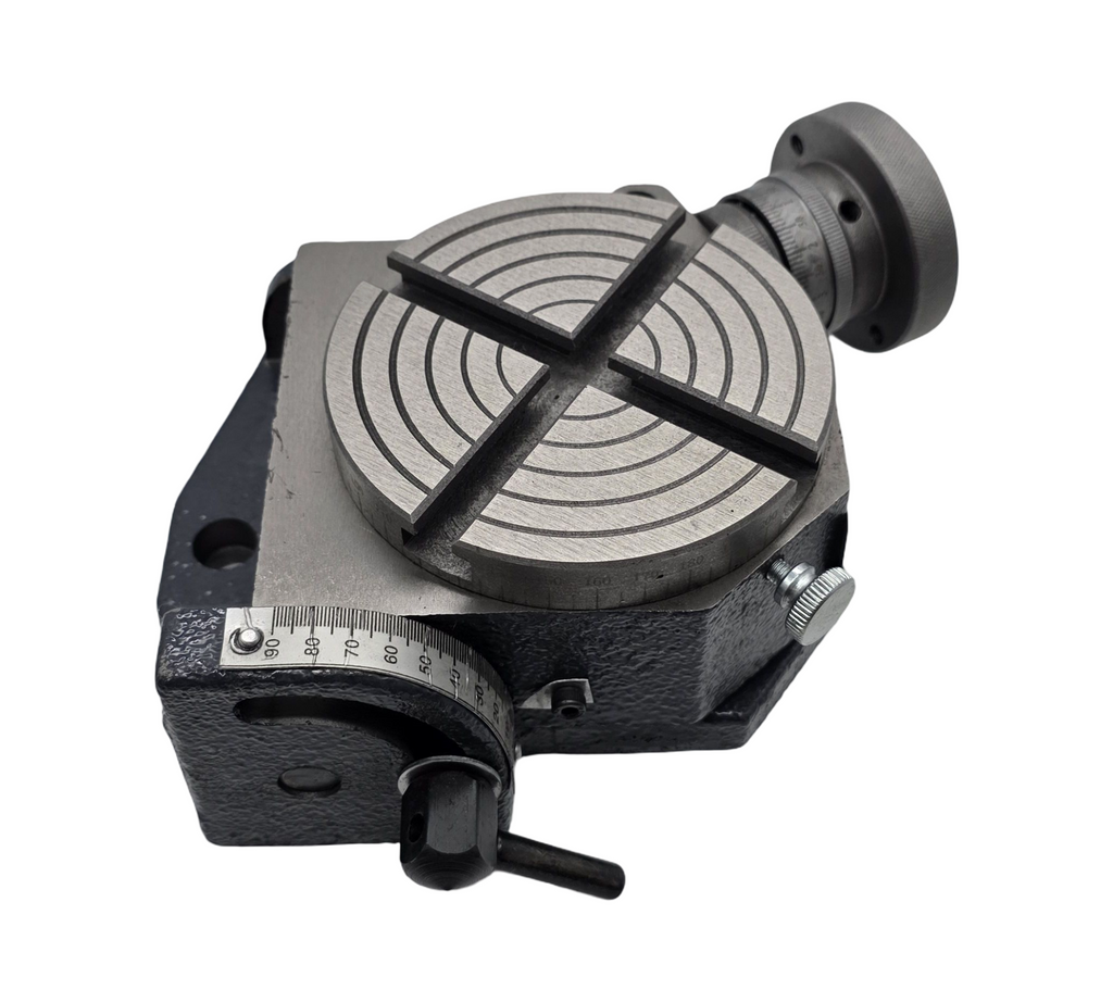 BestEquip Rundteiltisch 100 mm Teilapparat Horizontal Vertikal Fräsen