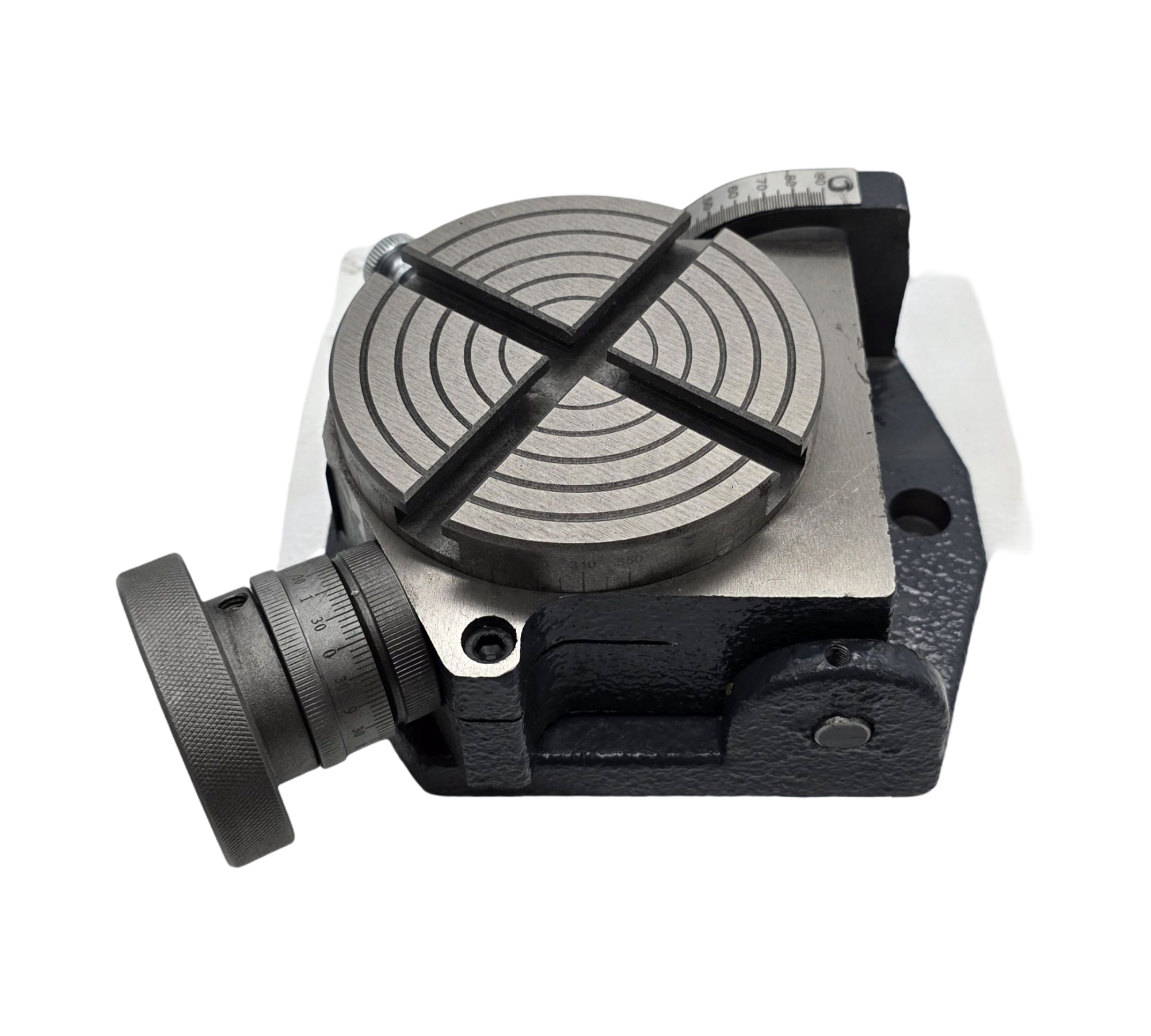 BestEquip Rundteiltisch 100 mm Teilapparat Horizontal Vertikal Fräsen