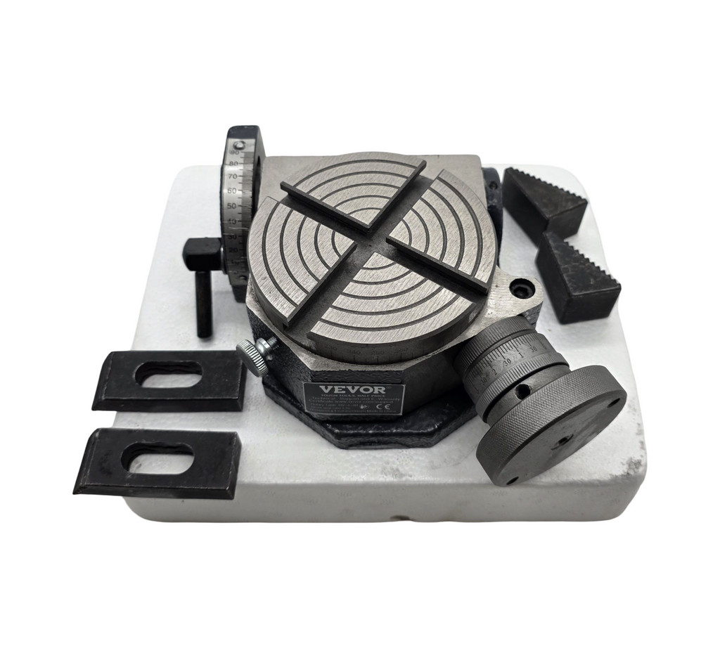 BestEquip Rundteiltisch 100 mm Teilapparat Horizontal Vertikal Fräsen