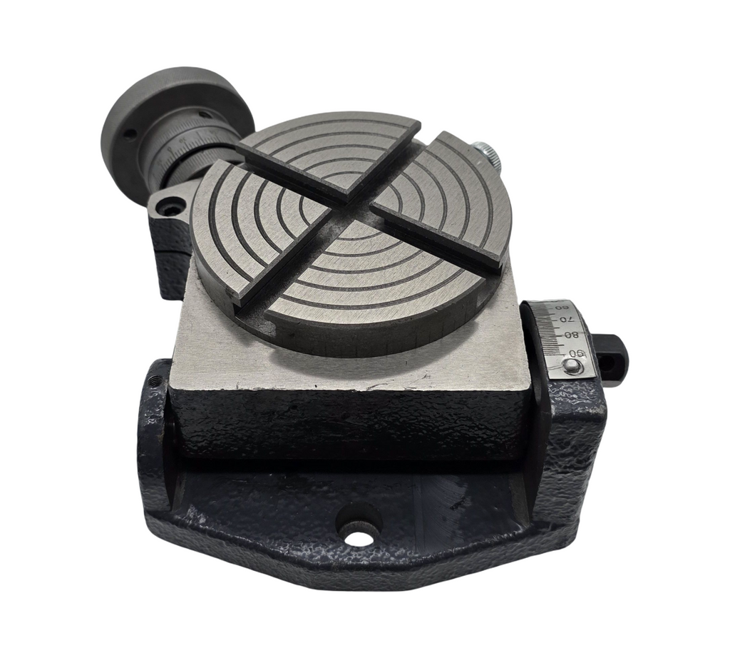 BestEquip Rundteiltisch 100 mm Teilapparat Horizontal Vertikal Fräsen