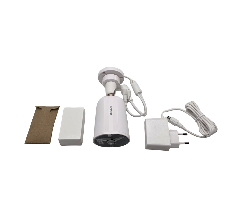OSRAM SMART+ WiFi Außenkamera 4MP 2K IP67 Outdoor Weiß