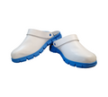 ABEBA 37312-35 ESD Arbeitsschuhe Dynamic Clogs, weiß blau, Größe 35