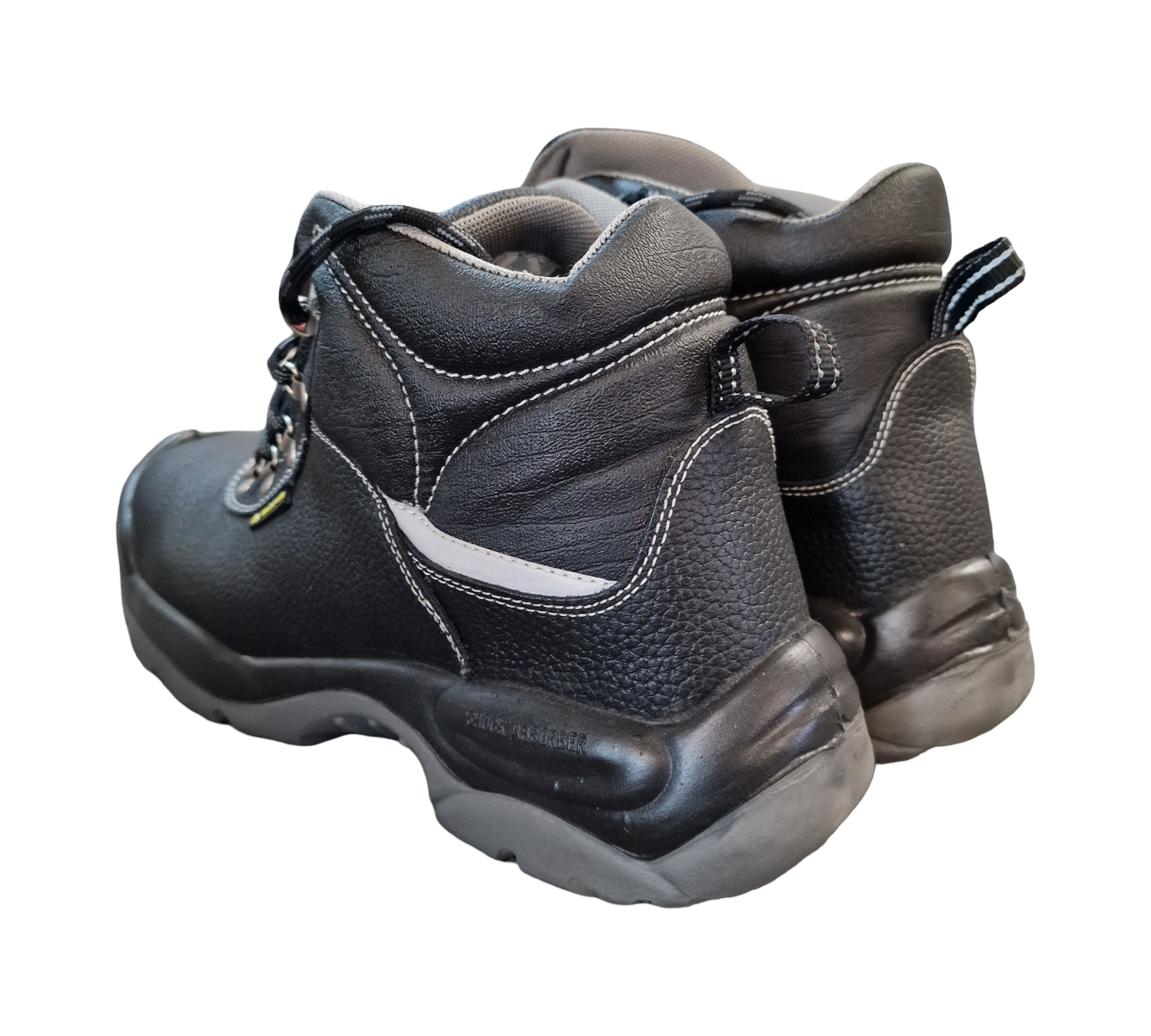 Delta Plus SAUL2 S3 SRC Sicherheitsschuhe Leder Gr. 47 Schwarz
