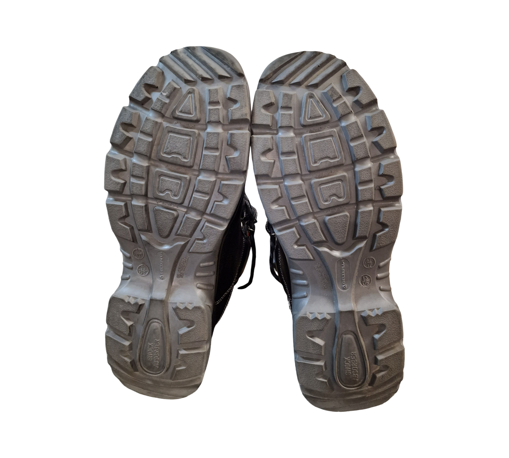 Delta Plus SAUL2 S3 SRC Sicherheitsschuhe Leder Gr. 47 Schwarz