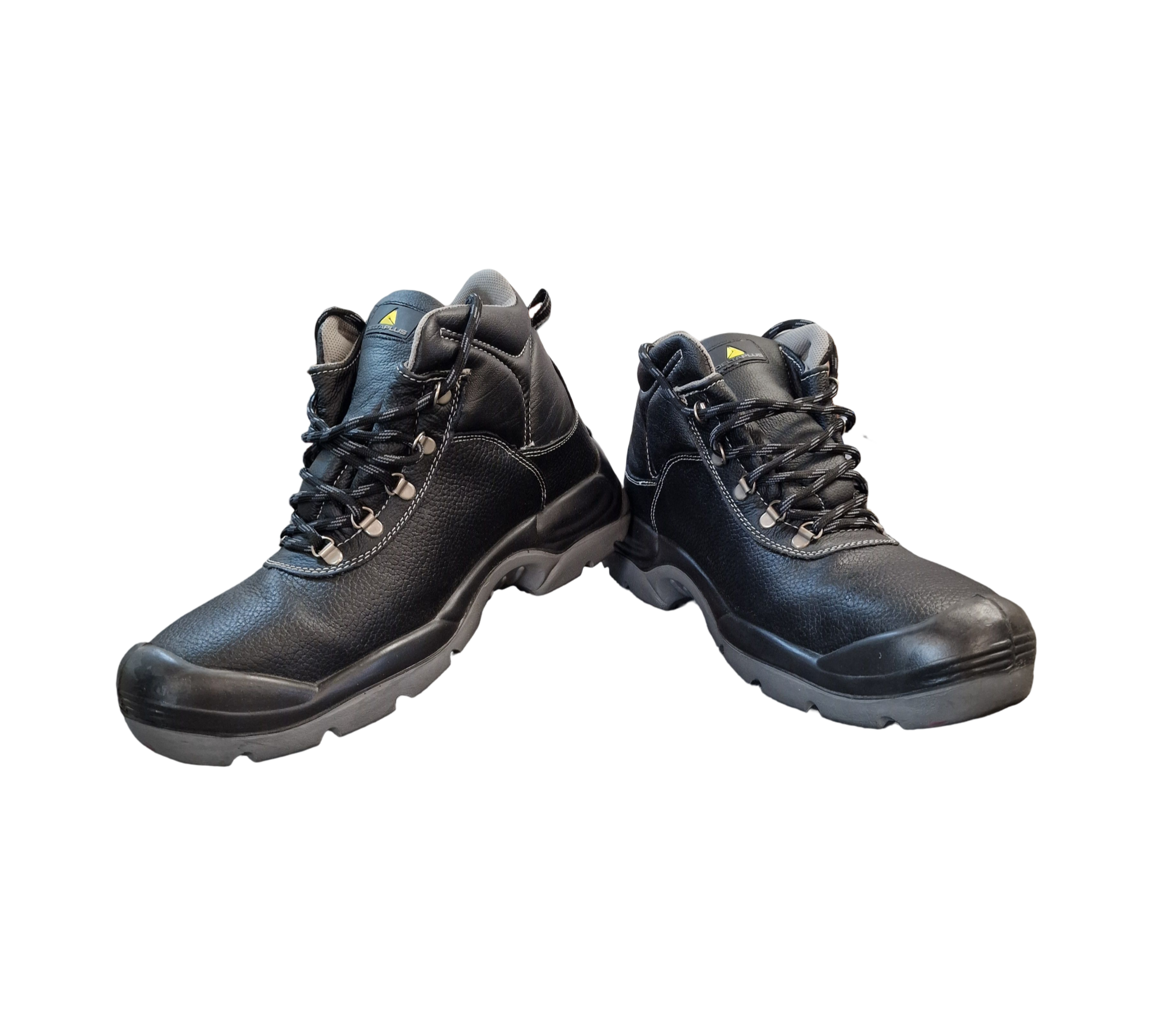 Delta Plus SAUL2 S3 SRC Sicherheitsschuhe Leder Gr. 47 Schwarz