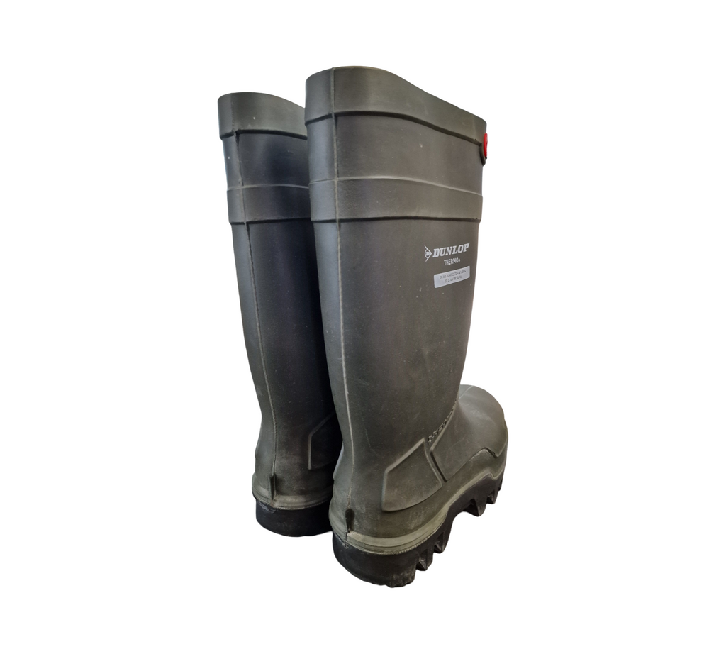 DUNLOP Purofort Thermo+ Vollschutz-Gummistiefel Herren Gr. 44/45 Grün