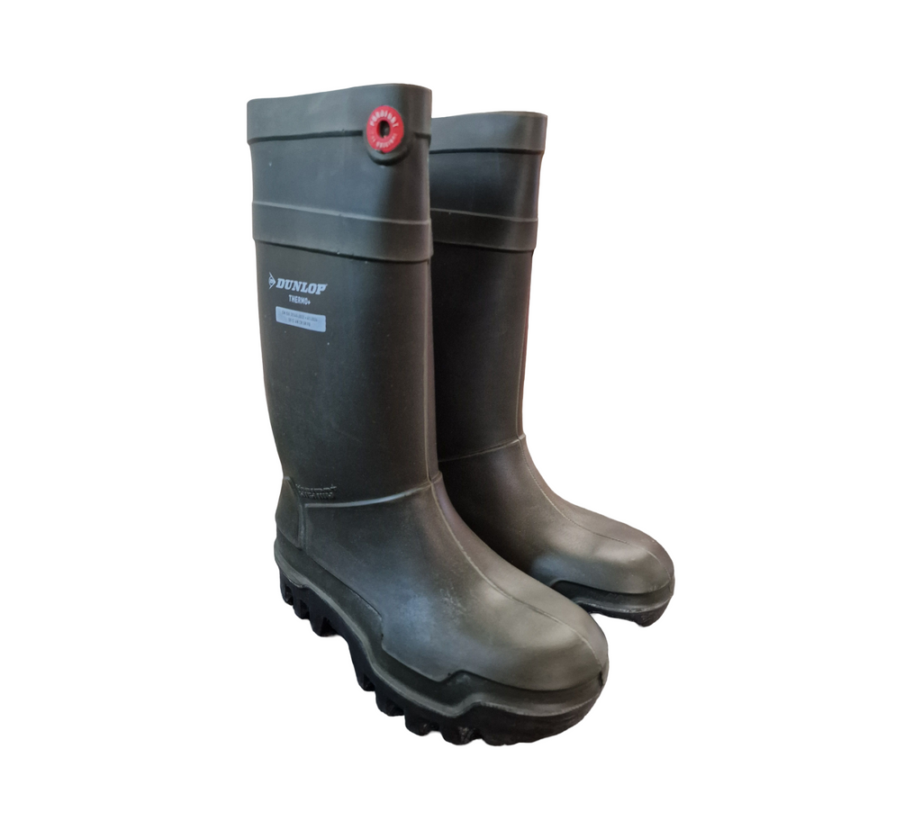 DUNLOP Purofort Thermo+ Vollschutz-Gummistiefel Herren Gr. 44/45 Grün
