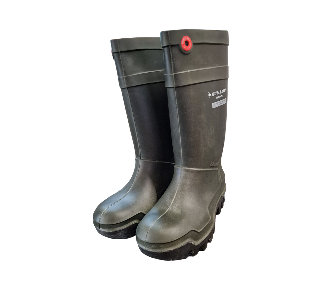 DUNLOP Purofort Thermo+ Vollschutz-Gummistiefel Herren Gr. 44/45 Grün