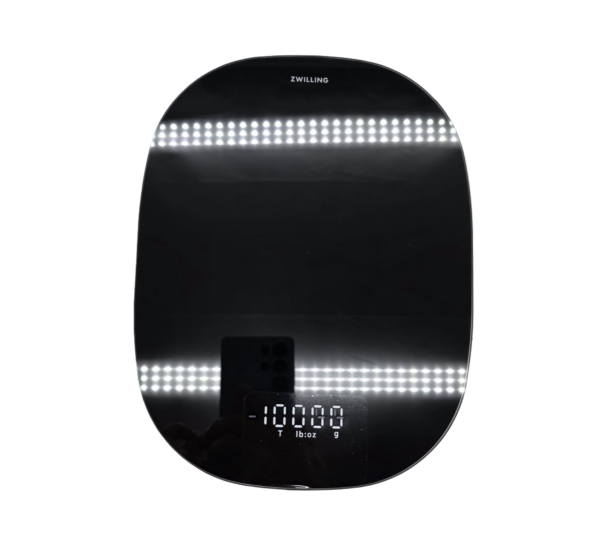 Zwilling Enfinigy Küchenwaage digital LCD USB Sensor Touch Schwarz