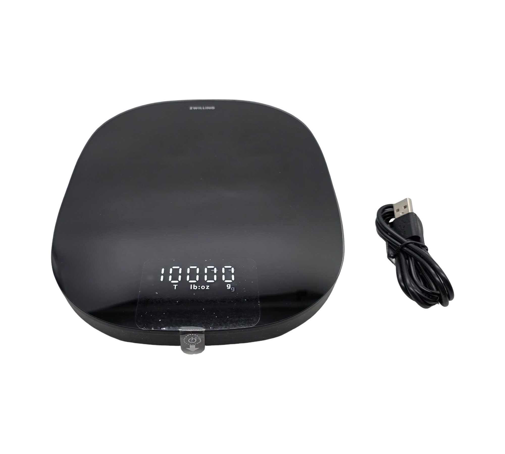 Zwilling Enfinigy Küchenwaage digital LCD USB Sensor Touch Schwarz
