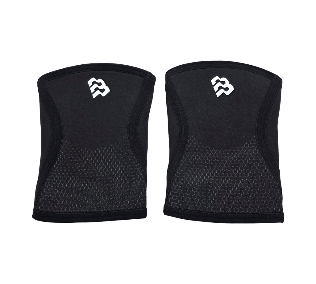 BLOR 2.0 Knee Sleeves 5mm Powerlifting Weightlifting Size M Black