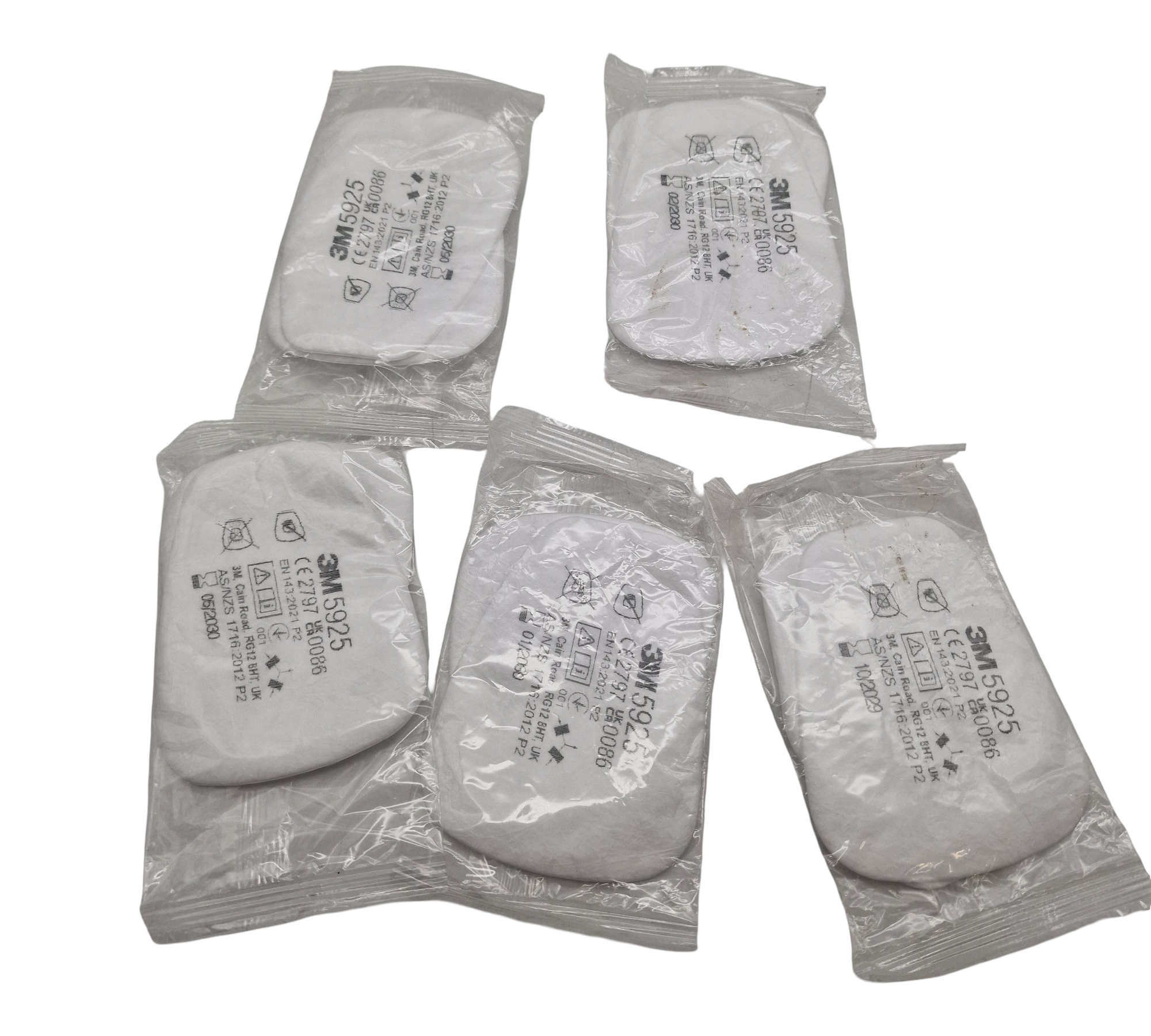 3M 5925 Particulate Filter P2 Respirator Filter Insert 10 pieces