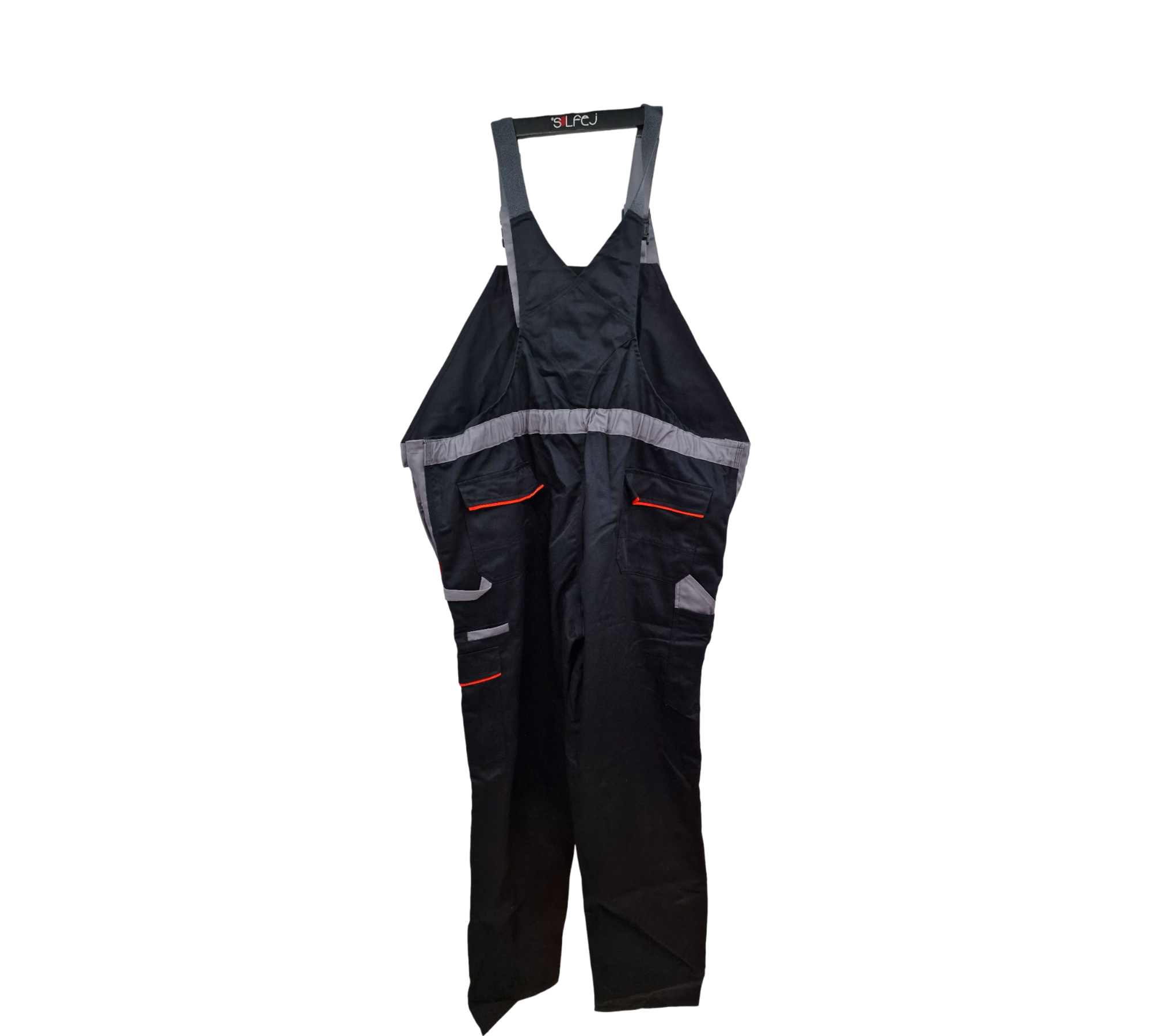 Planam Visline 2431066 Herren Arbeitslatzhose Gr. 66 Schwarz/Orange/Zink