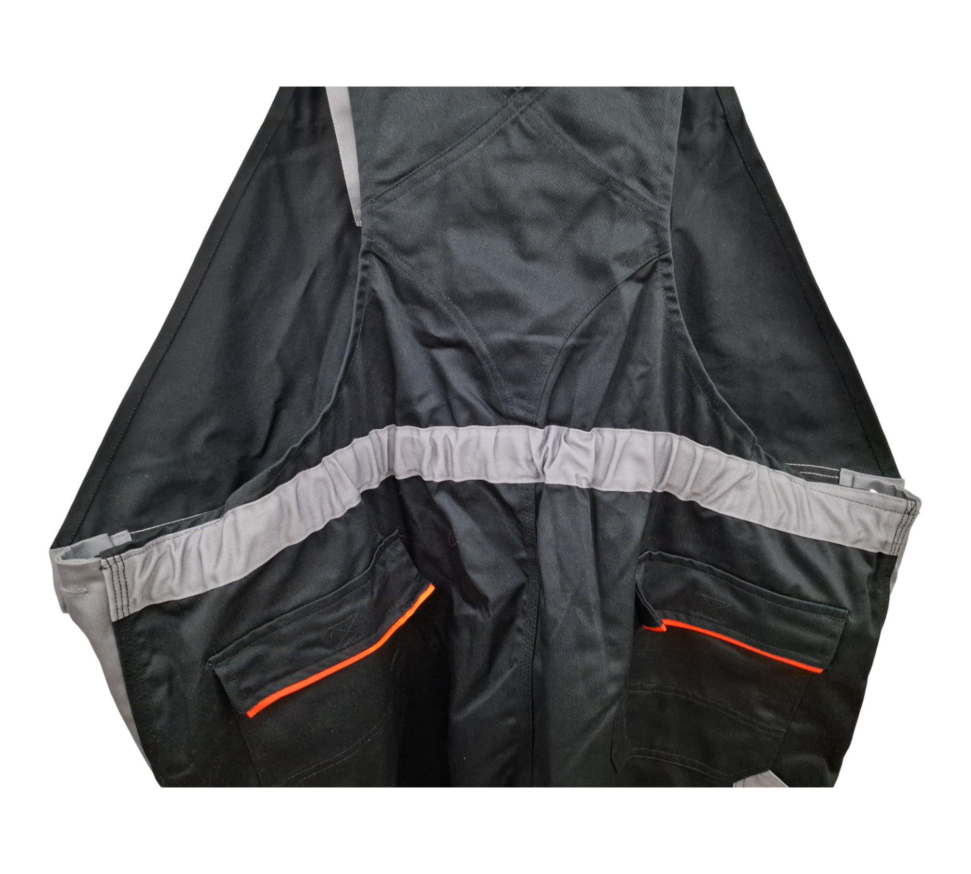 Planam Visline 2431066 Herren Arbeitslatzhose Gr. 66 Schwarz/Orange/Zink