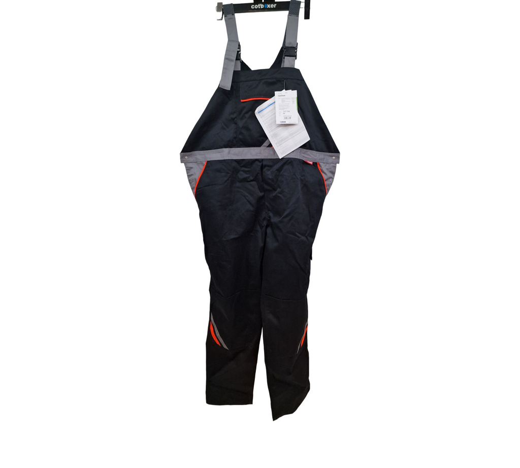 Planam Visline 2431066 Herren Arbeitslatzhose Gr. 66 Schwarz/Orange/Zink
