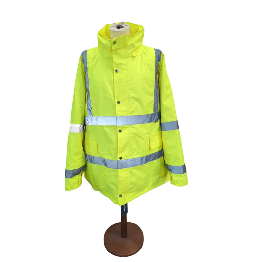 Portwest S460 Hi-Vis Winter Traffic Jacket Waterproof Size 7XL Yellow