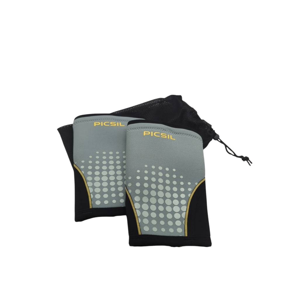PICSIL Neopren-Knieschoner 7mm Kniebandagen 2 Stück Gr. L