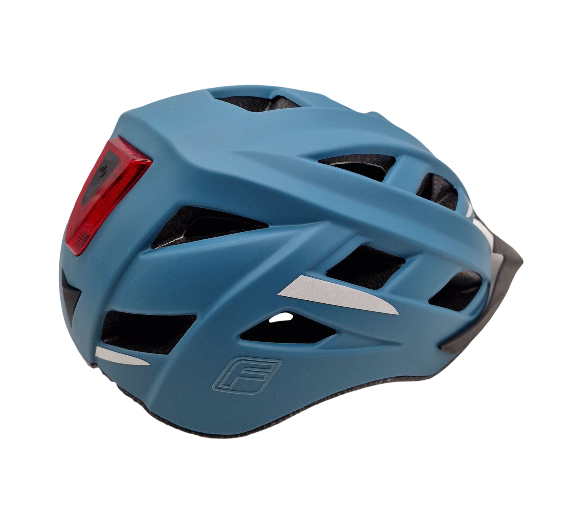 Fischer Urban Plus Fahrradhelm Radhelm Cityhelm LED-Rücklicht L/XL 58-61 cm