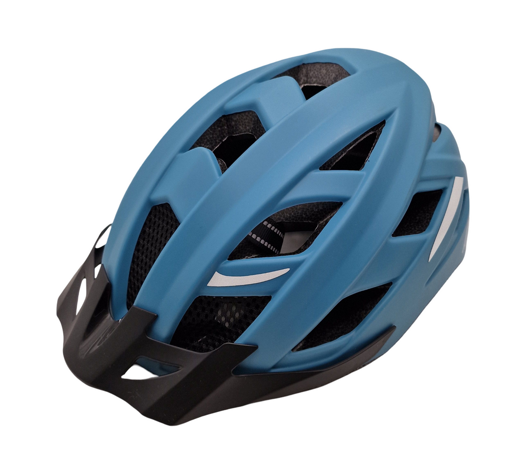 Fischer Urban Plus Fahrradhelm Radhelm Cityhelm LED-Rücklicht L/XL 58-61 cm