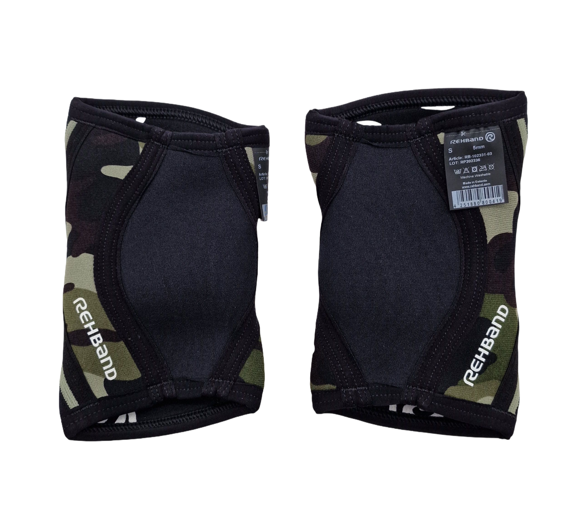 Rehband Ellenbogenbandage 5mm Neopren SBR Unisex Kraftsport Gr. S