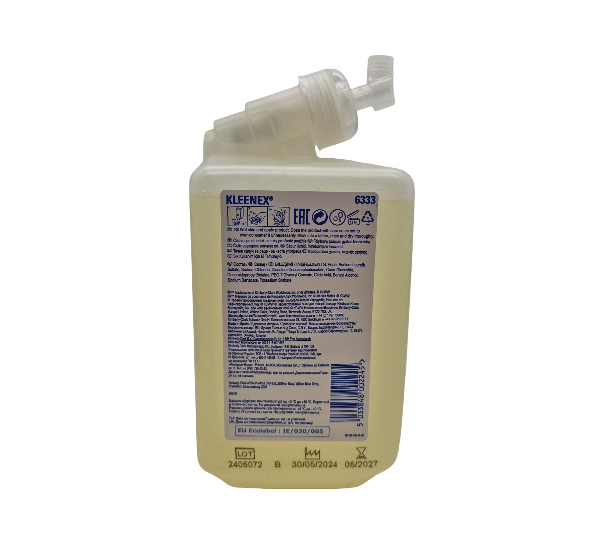 Kimberly-Clark 6331 Waschlotion Parfümiert 1000ml Gelb