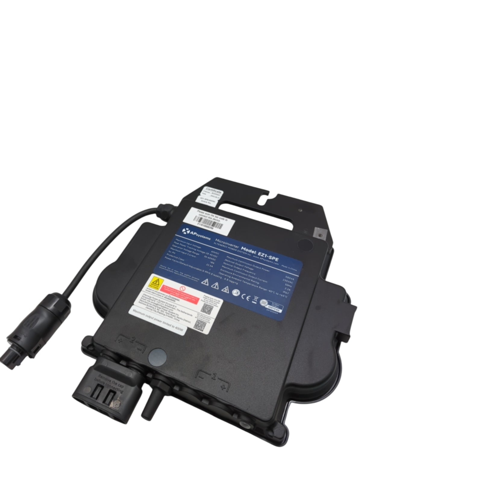 APsystems EZ1-SPE Microinverter 400W Plug & Play WiFi Bluetooth