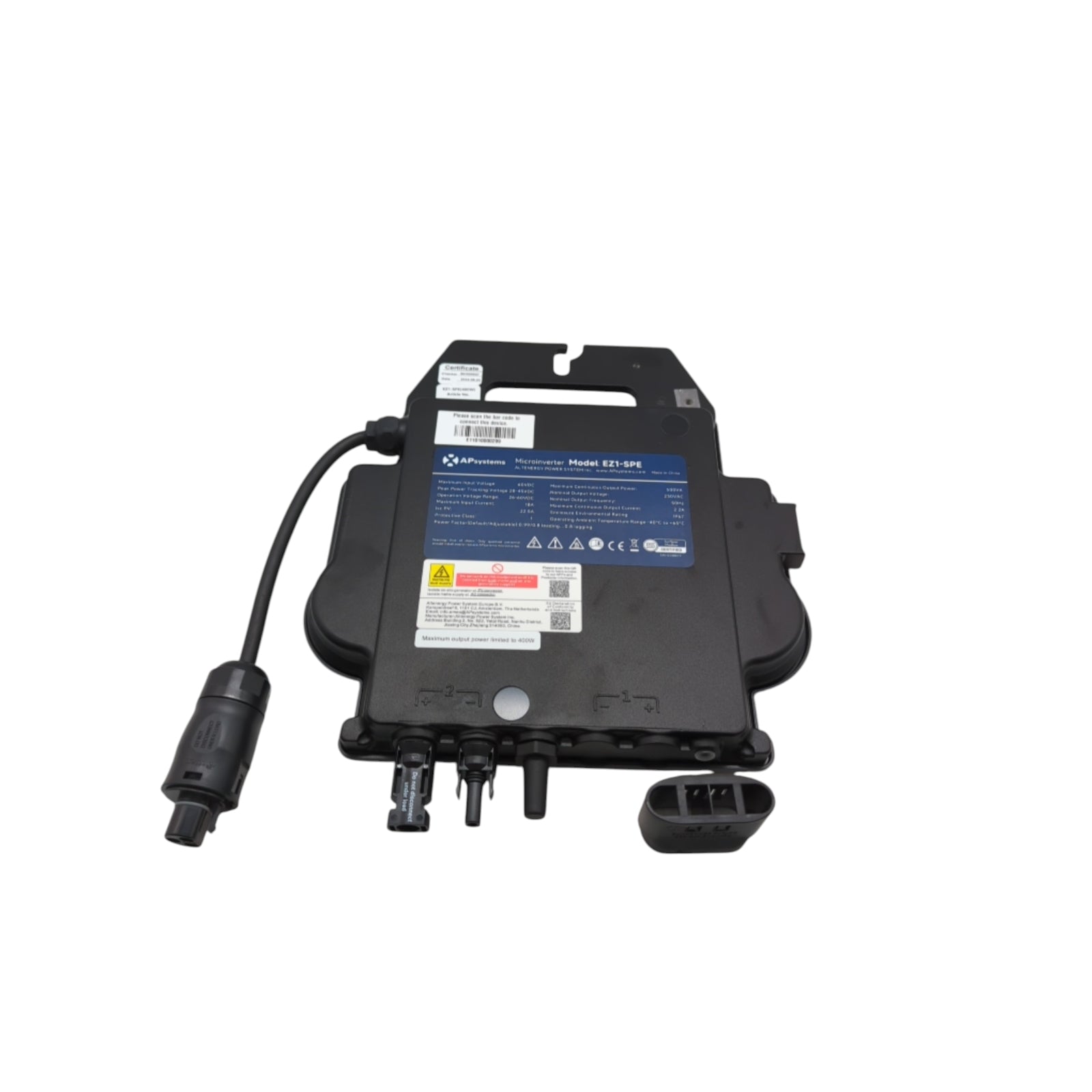 APsystems EZ1-SPE Microinverter 400W Plug & Play WiFi Bluetooth