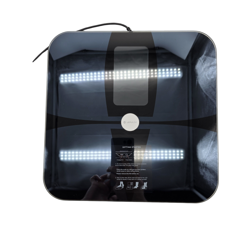 Lepulse P1 Body Composition Scale, Body Fat Scale, Hand Sensors, App, Muscle Mass