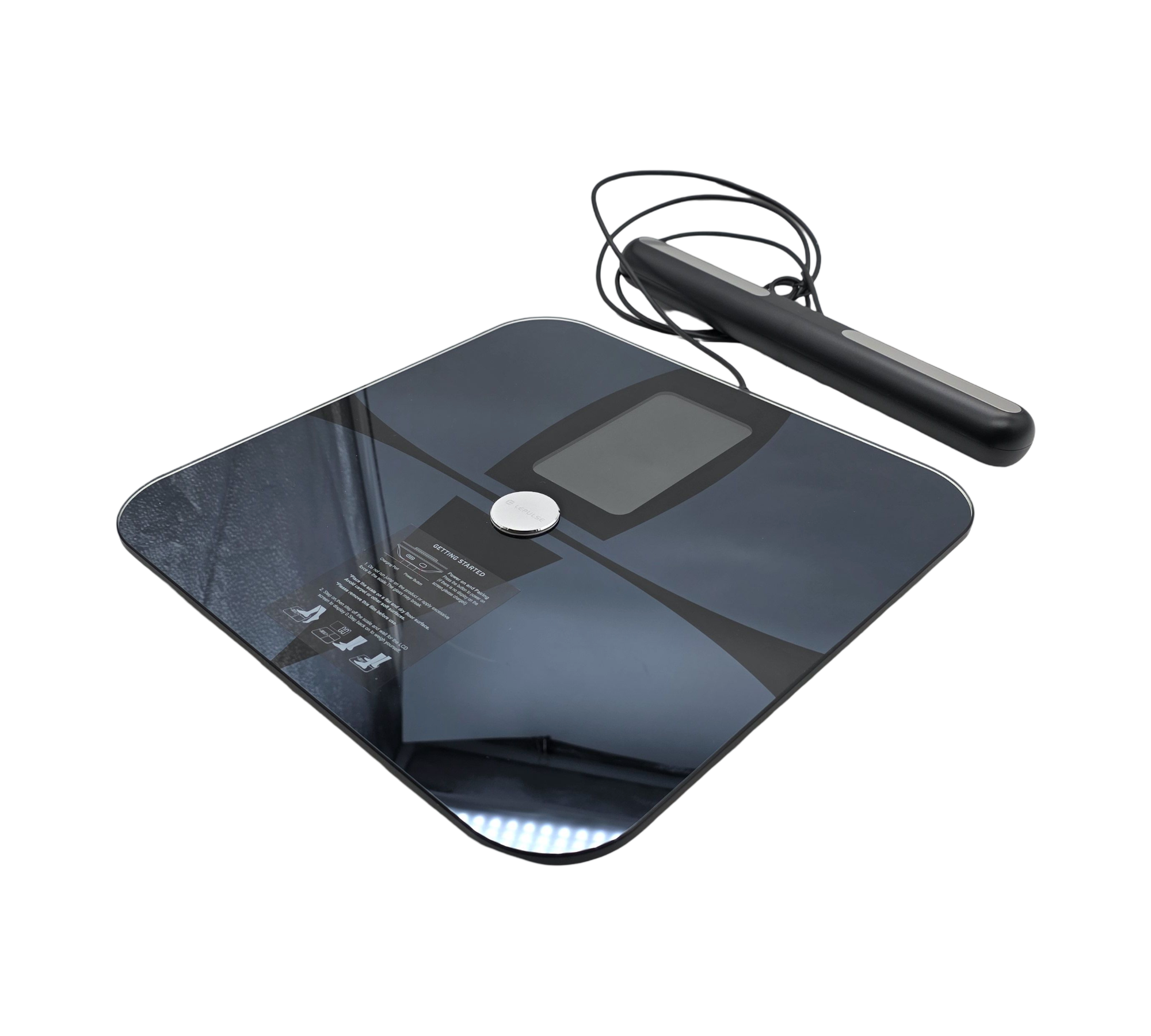 Lepulse P1 Body Composition Scale, Body Fat Scale, Hand Sensors, App, Muscle Mass