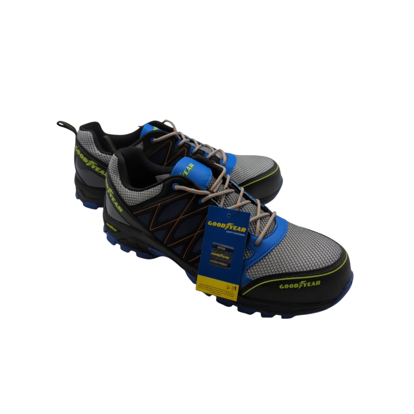 Goodyear S1P SRA HRO Arbeitssneaker Metallfrei Größe 48 Blau Schwarz