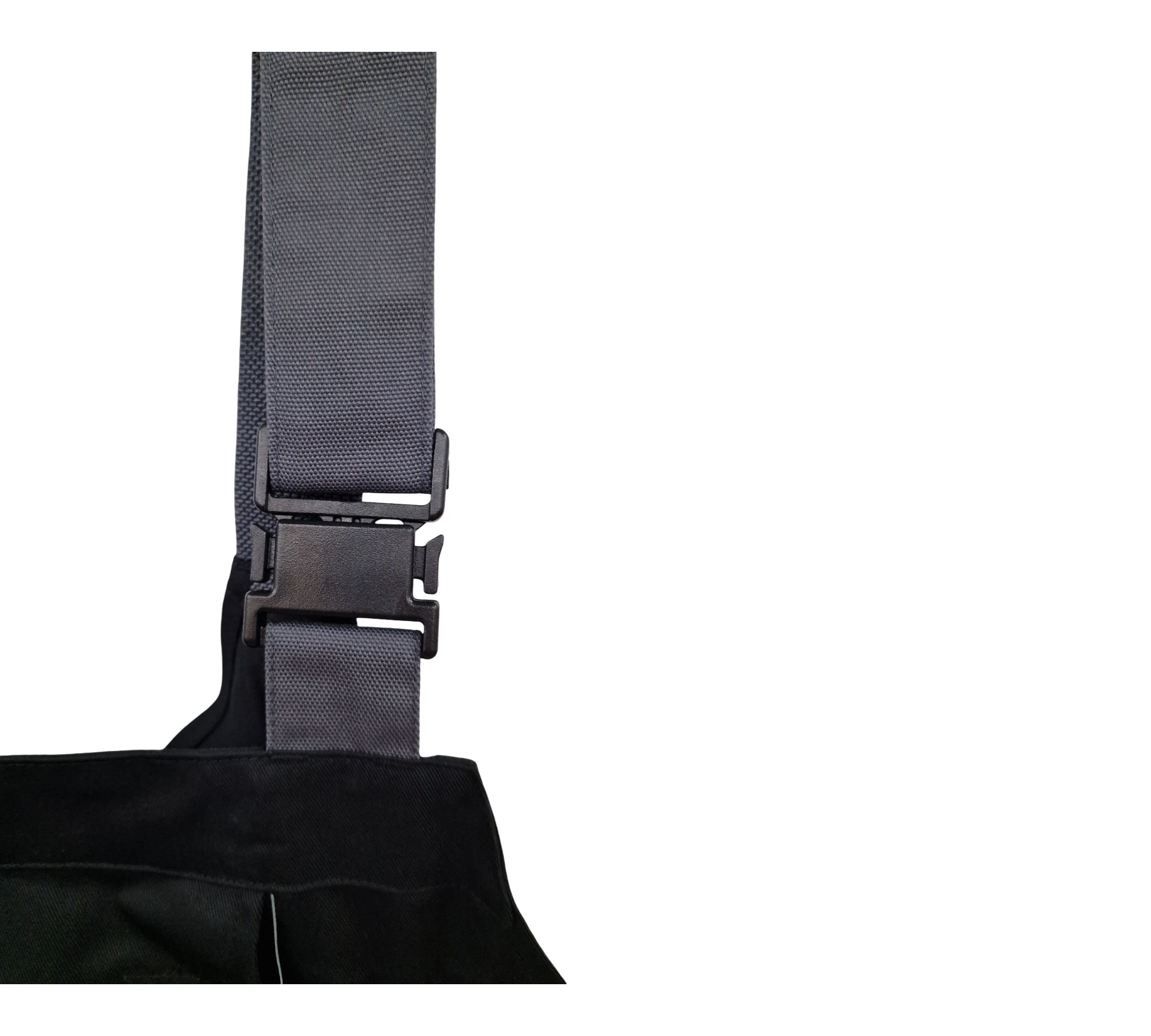 Planam Highline 2712 Men's Bib and Brace Overalls in Slate Black Zinc, Size 58
