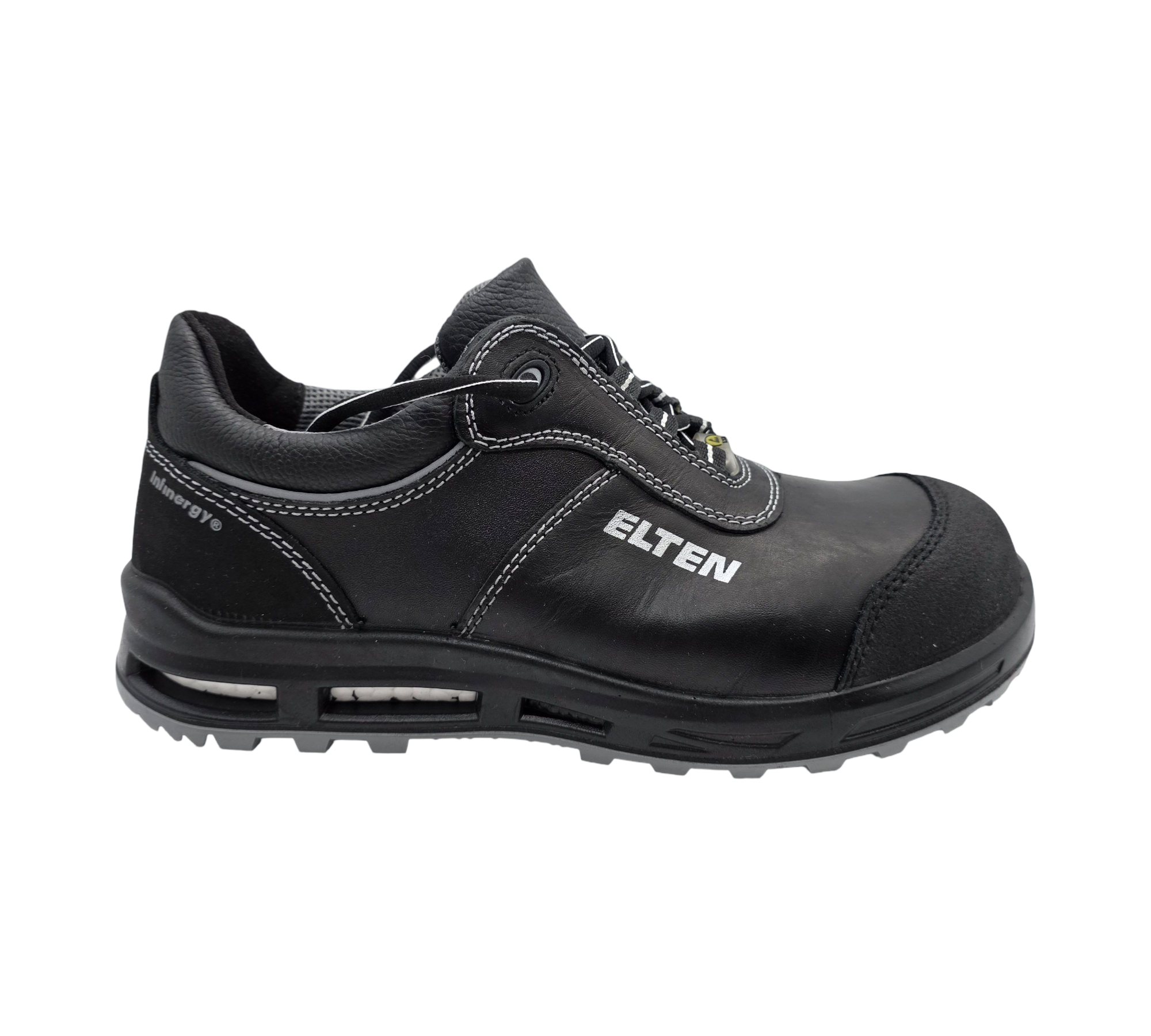 ELTEN Reaction XXT Low ESD S3S Sicherheitsschuhe Gr. 38 Schwarz/Grau