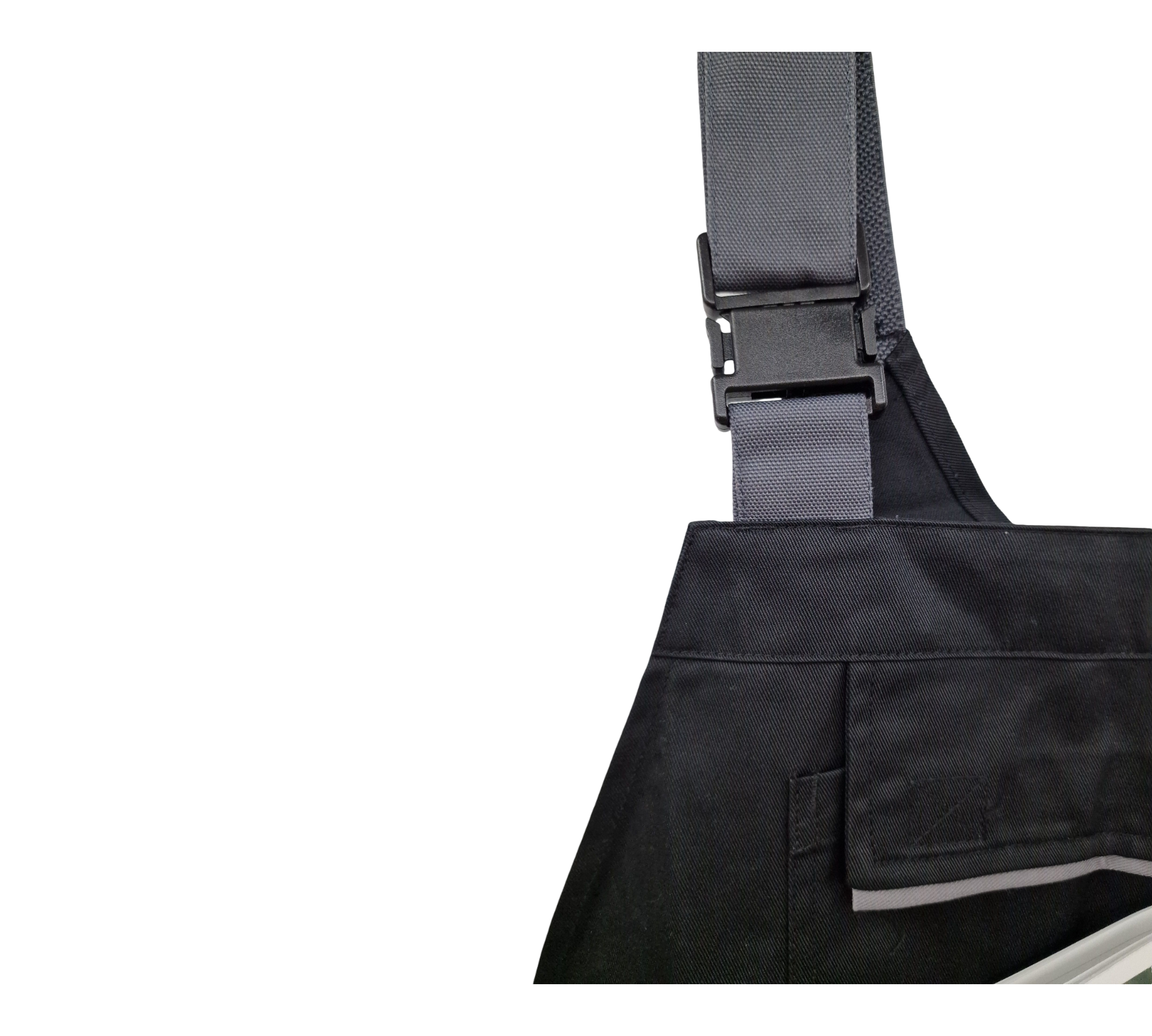 Planam 2719054 Highline Damen-Latzhose, Schwarz/Schiefer/Zink, Größe 54