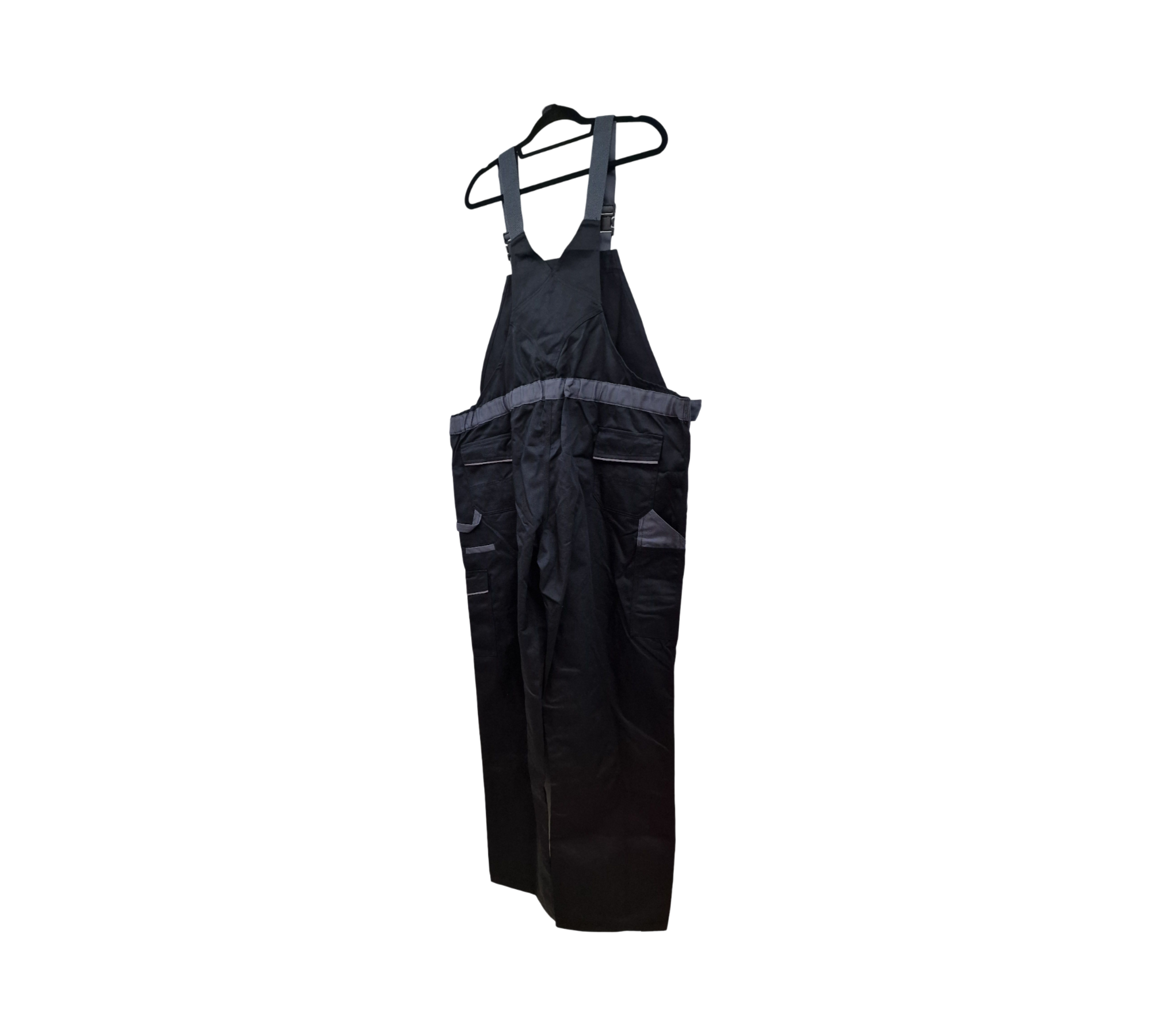 Planam 2719054 Highline Damen-Latzhose, Schwarz/Schiefer/Zink, Größe 54