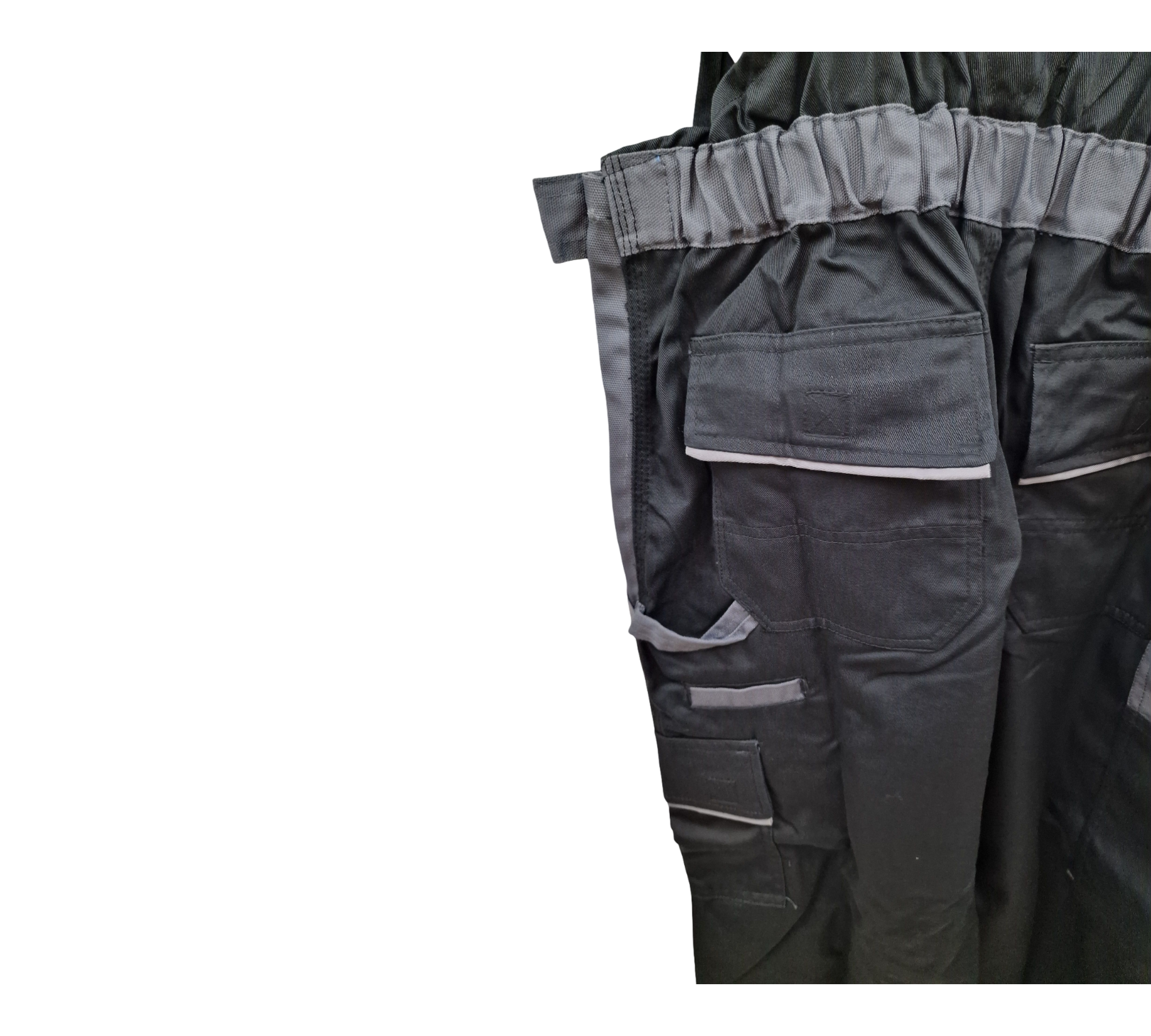 Planam 2719040 Highline Damen Arbeits-Latzhose Größe 40 Schwarz Grau