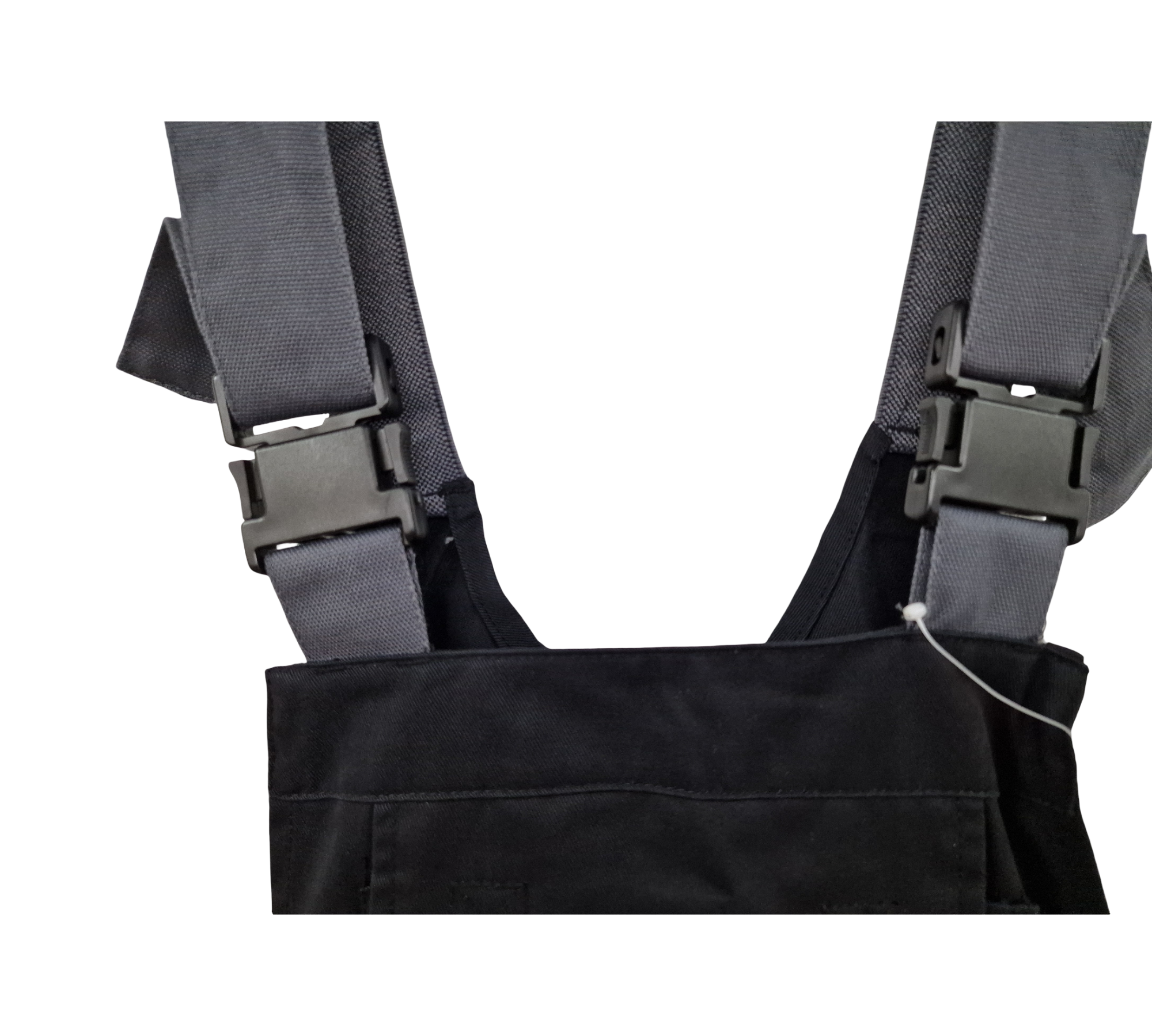 Planam 2719040 Highline Damen Arbeits-Latzhose Größe 40 Schwarz Grau