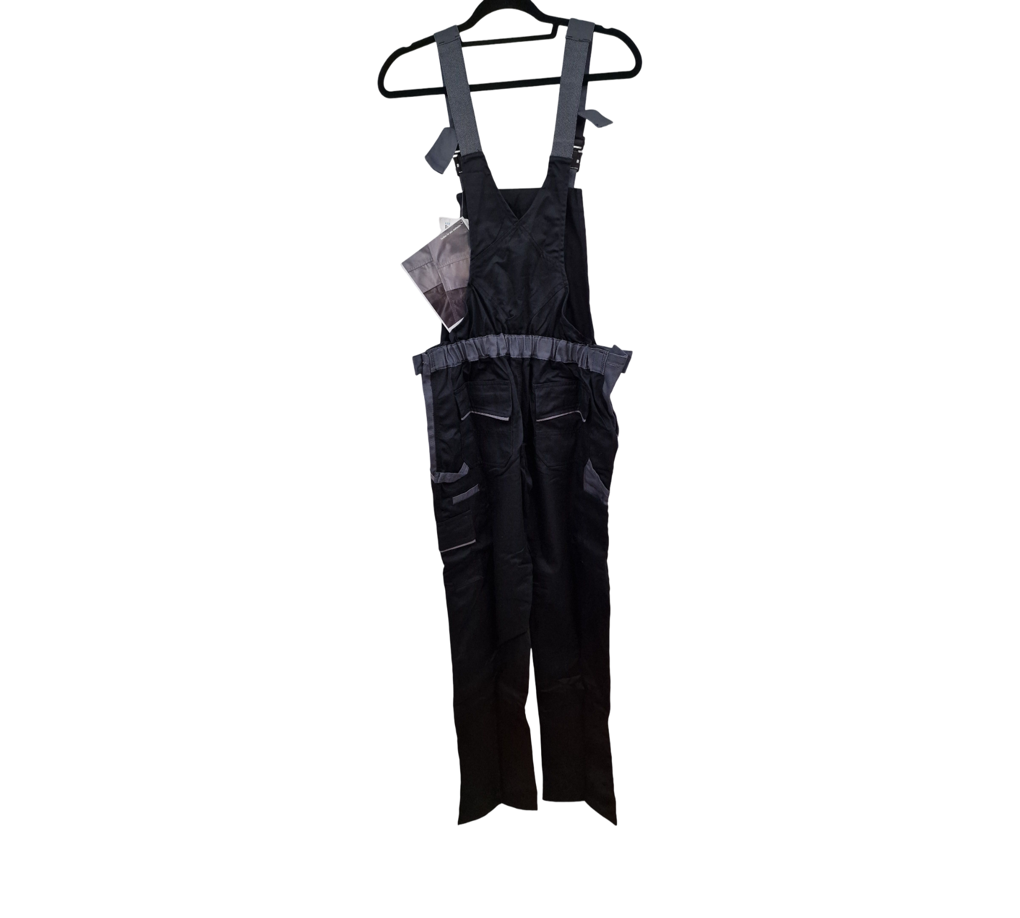 Planam 2719040 Highline Damen Arbeits-Latzhose Größe 40 Schwarz Grau