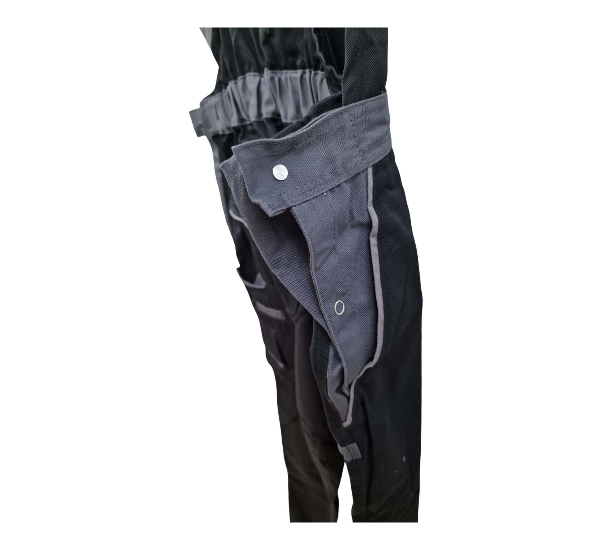 Planam 2719040 Highline Damen Arbeits-Latzhose Größe 40 Schwarz Grau