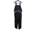 Planam Highline 2712 Men's Bib and Brace Overalls in Slate Black Zinc, Size 56