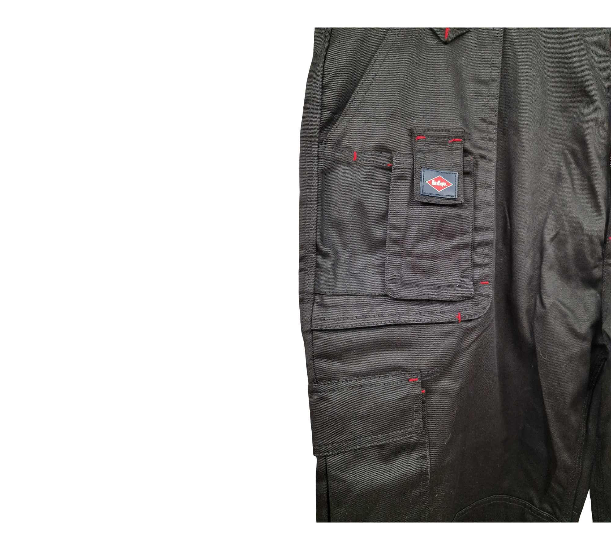 Lee Cooper LCPNT206 Herren Cargo-Arbeitshose Kniepolstertaschen 42W/32L