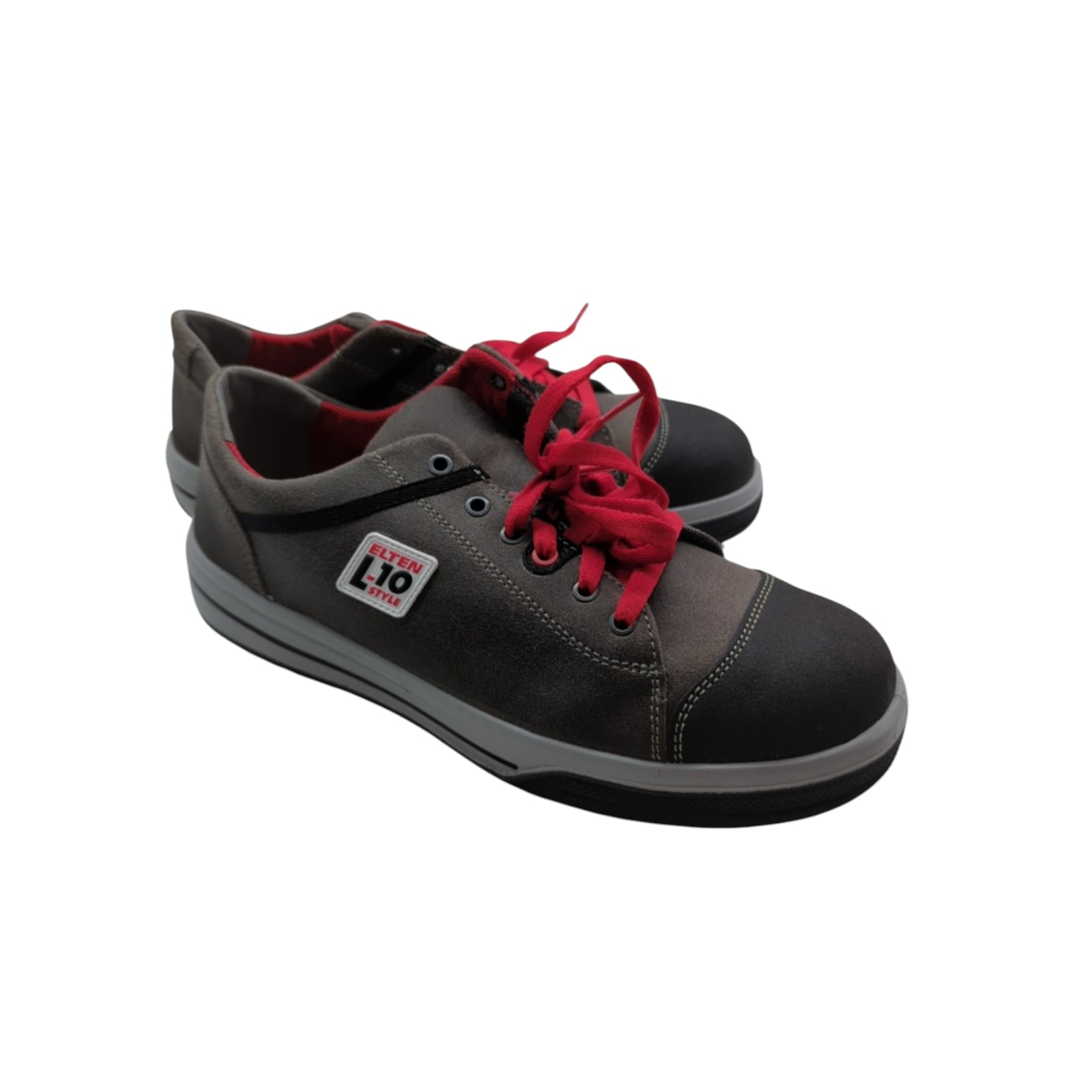 ELTEN Vintage Pirate Low ESD S3 Sicherheitsschuhe Unisex Gr. 45 Grau/Schwarz