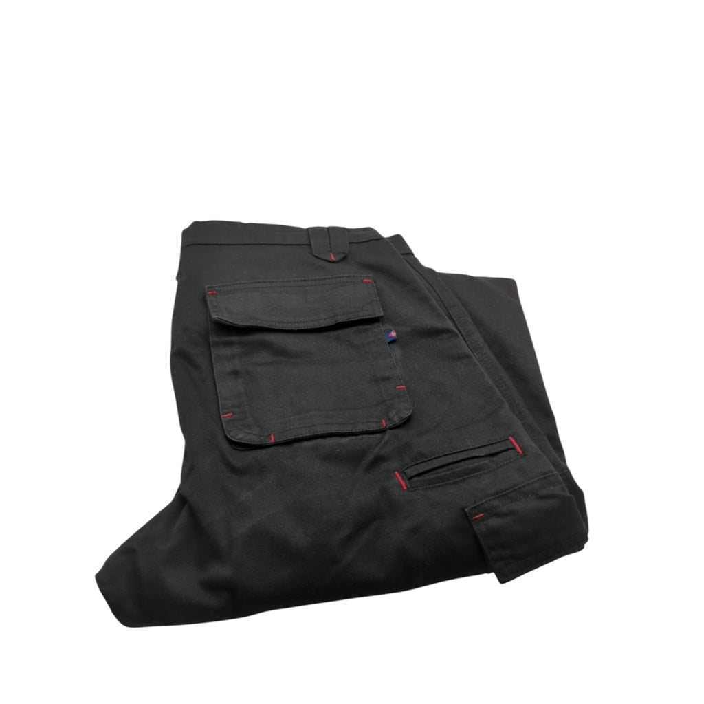 Lee Cooper LCPNT206 Men's Cargo Work Trousers 38W/29L Black