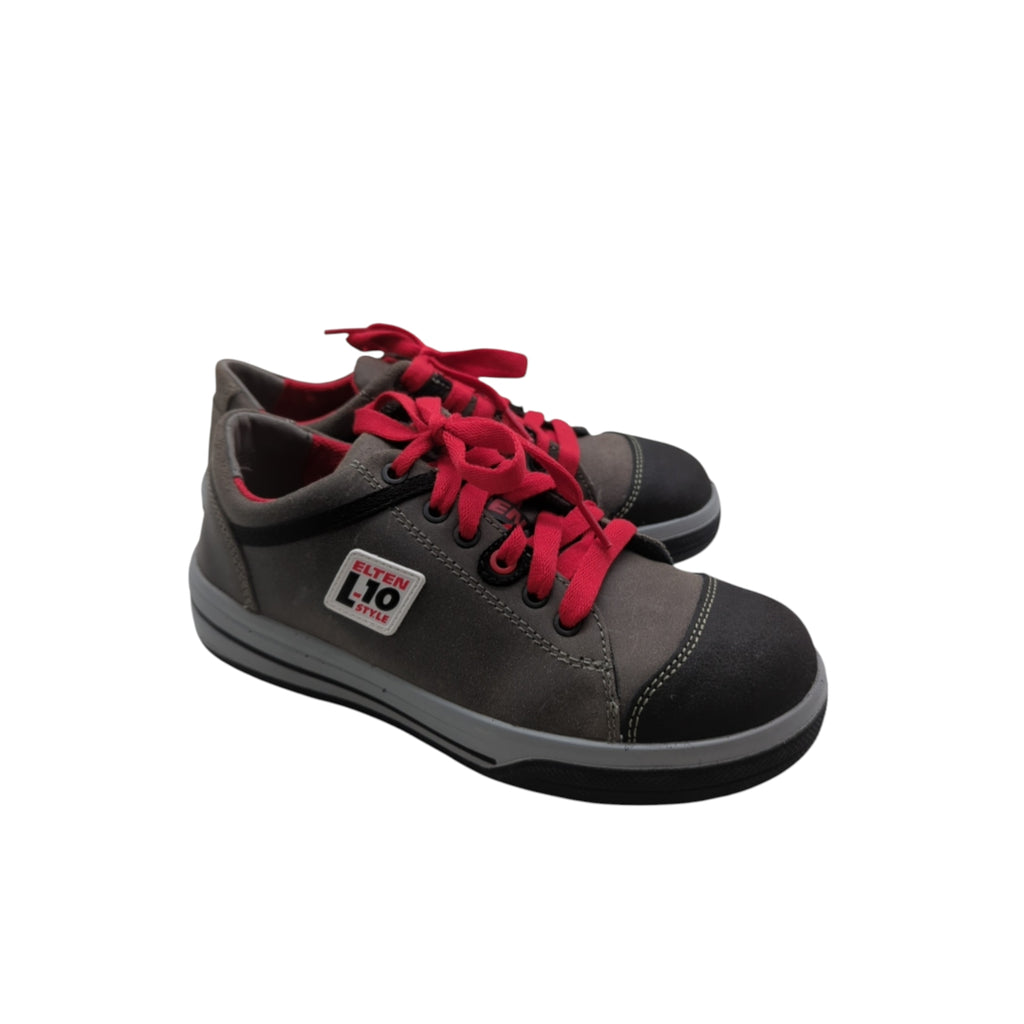 ELTEN Vintage Pirate Low Sicherheitsschuhe ESD S3 Gr. 38 Grau-Schwarz