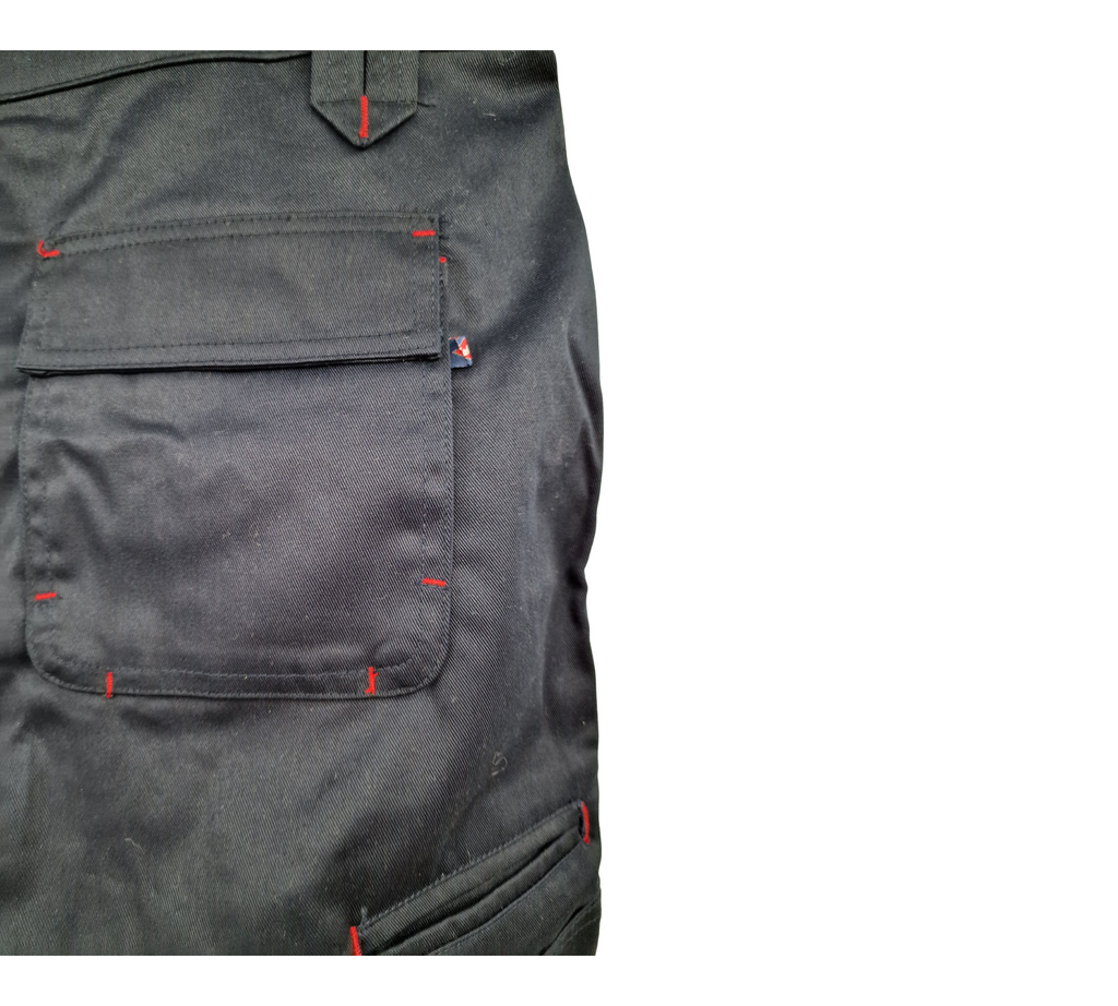 Lee Cooper LCPNT206 Herren Cargo-Arbeitshose Kniepolstertaschen 42W/29L Marine