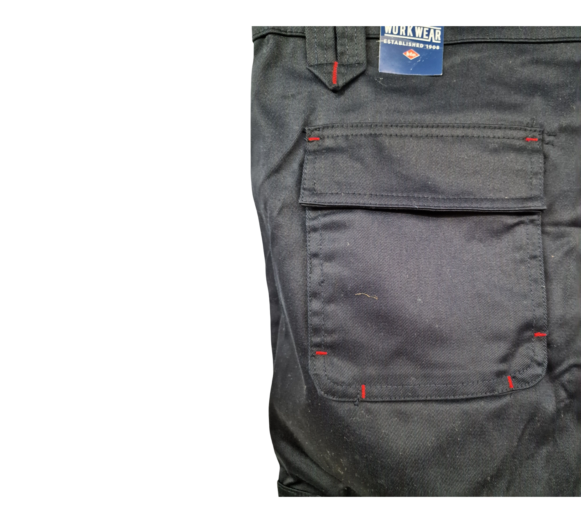 Lee Cooper LCPNT206 Herren Cargo-Arbeitshose Kniepolstertaschen 42W/29L Marine