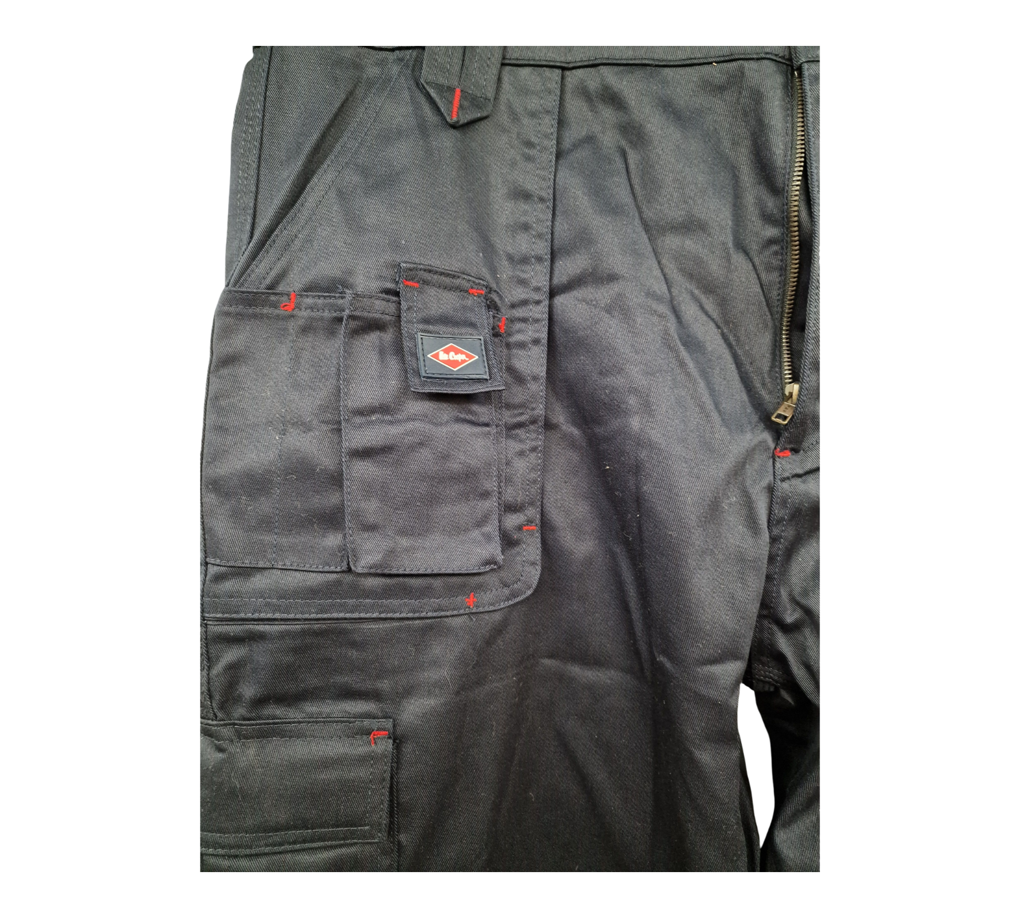 Lee Cooper LCPNT206 Herren Cargo-Arbeitshose Kniepolstertaschen 42W/29L Marine