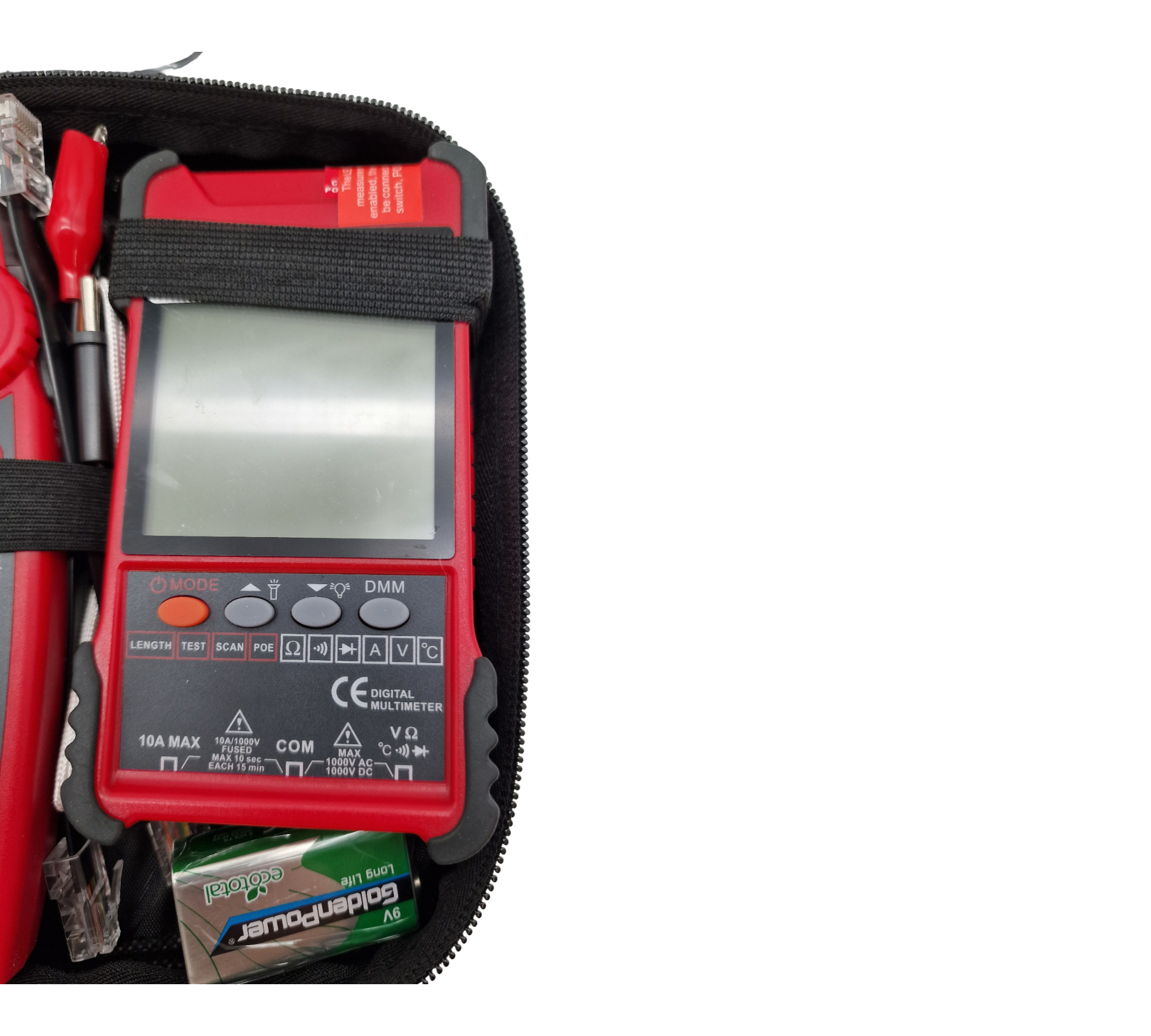 KALEA-INFORMATIQUE LCD-Netzwerktester RJ45 RJ11 Multimeter PoE